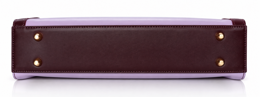 Vegan Office Bag Christine Light Violet & Plum