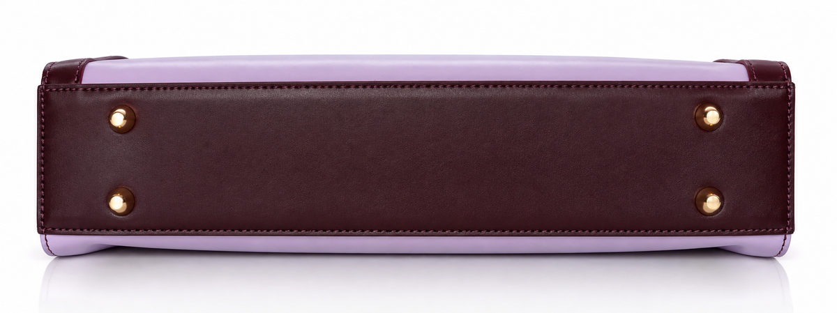 Vegan Office Bag Christine Light Violet & Plum
