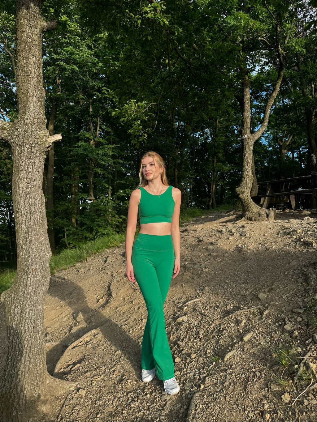 Joga set zvonové nohavice Greta