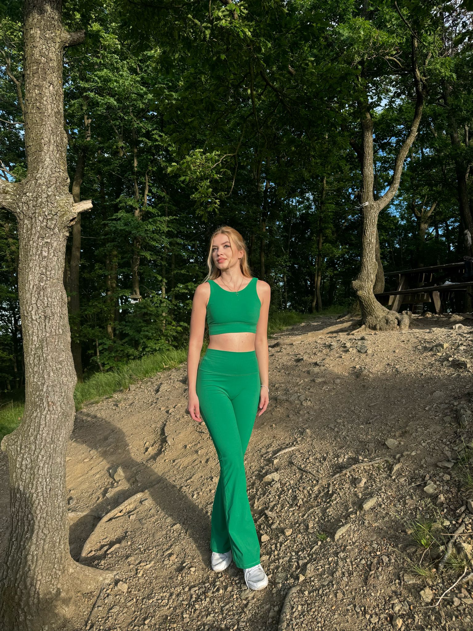 Joga set zvonové nohavice Greta