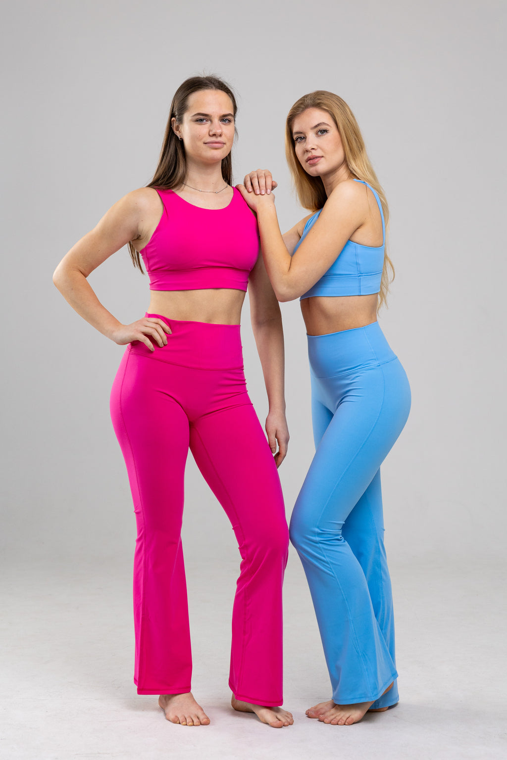 Flare pants set Greta Sky Blue