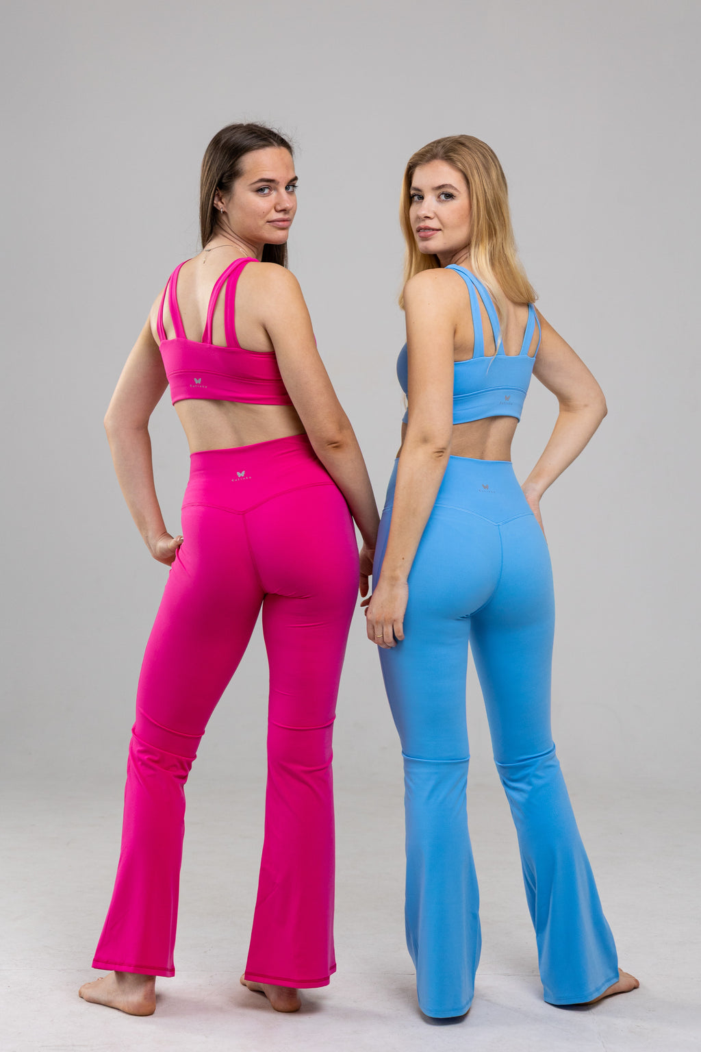 Flare pants set Greta Sky Blue