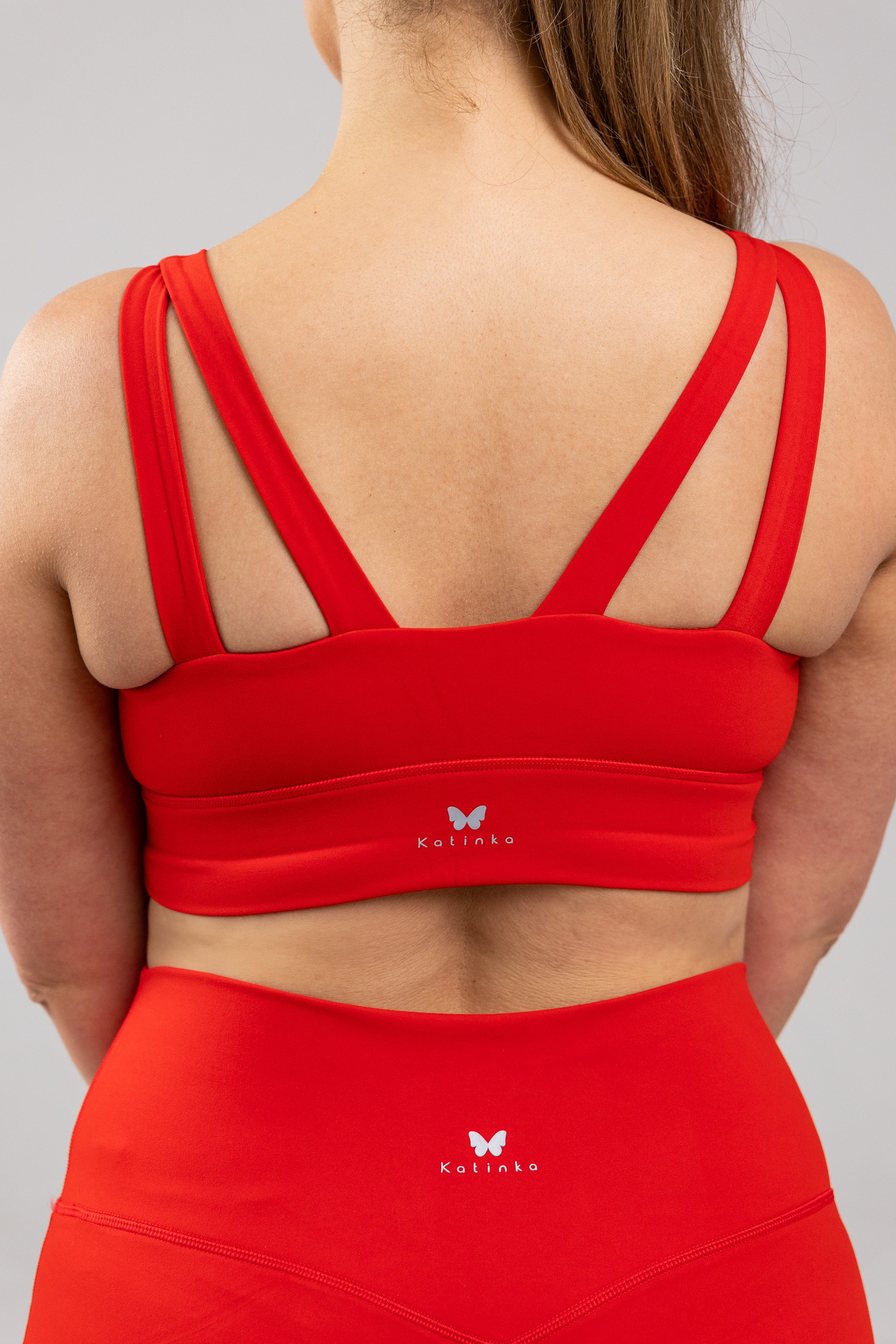 Flare yoga pants set Greta Red