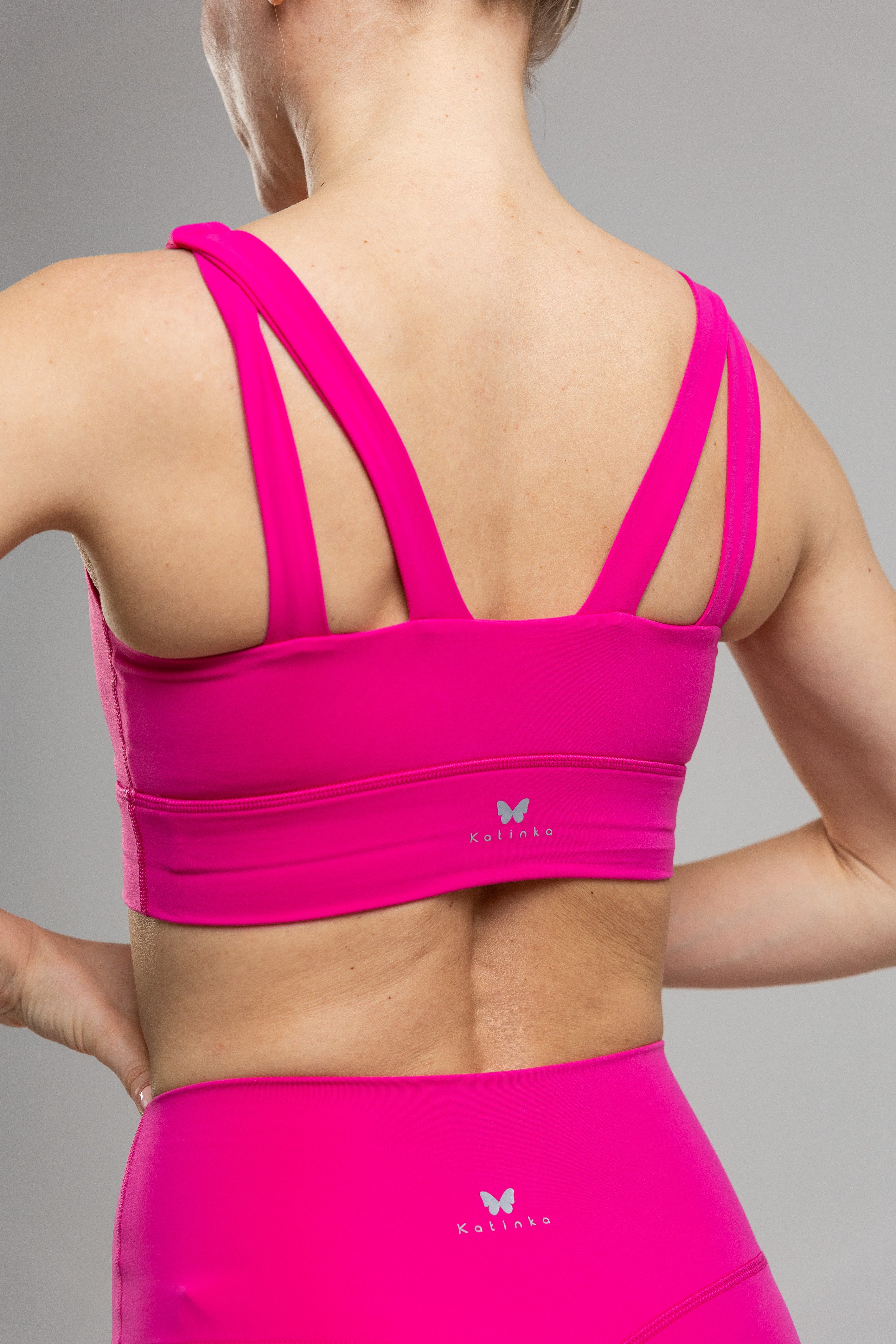 Flare pants set Greta Hot Pink