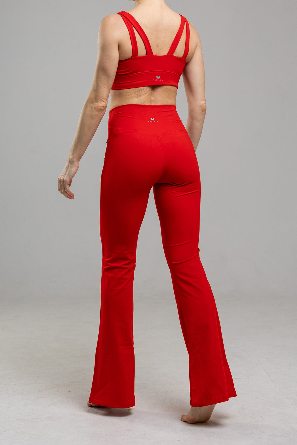 Completo pantaloni yoga svasati Greta Red