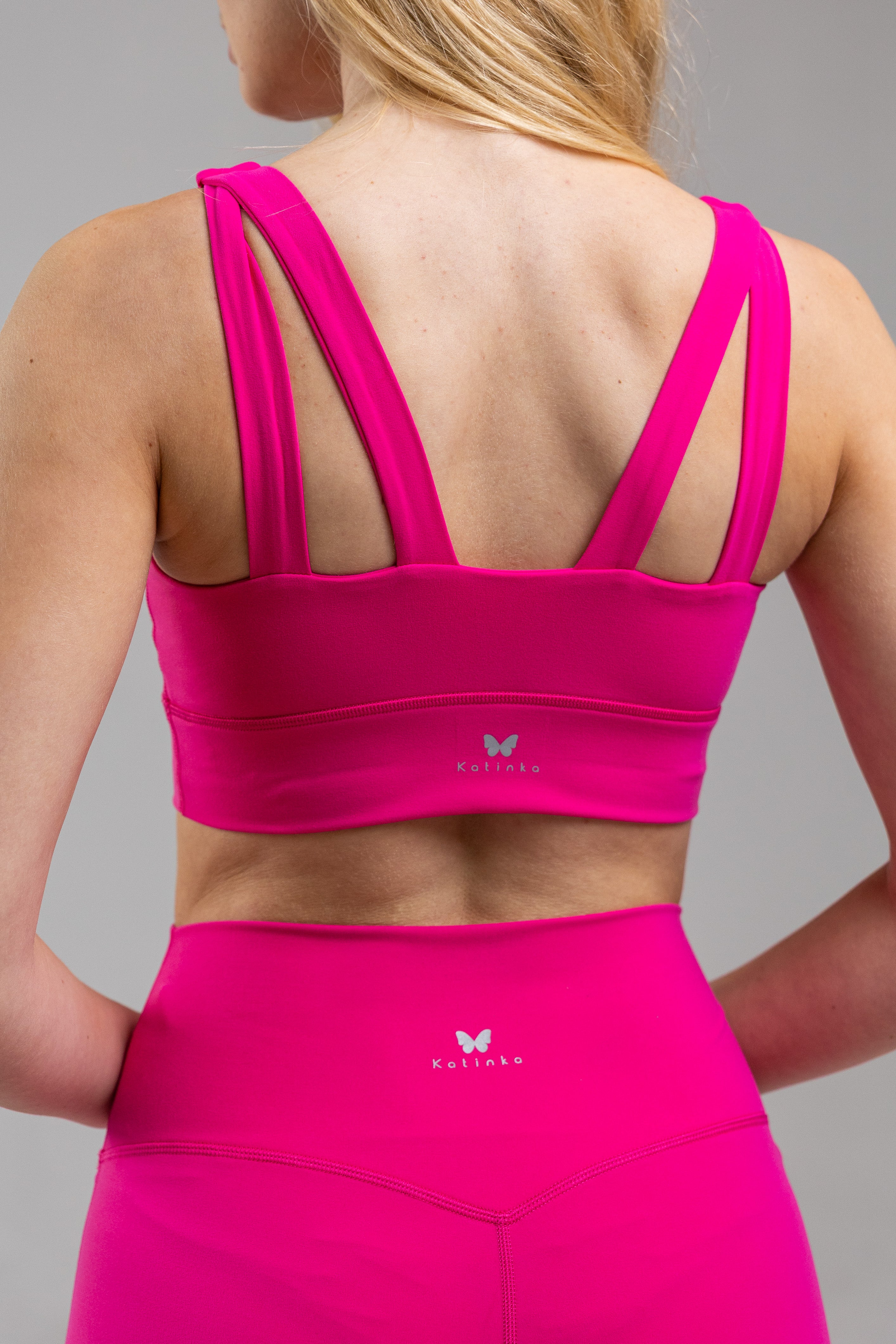 Flare pants set Greta Hot Pink